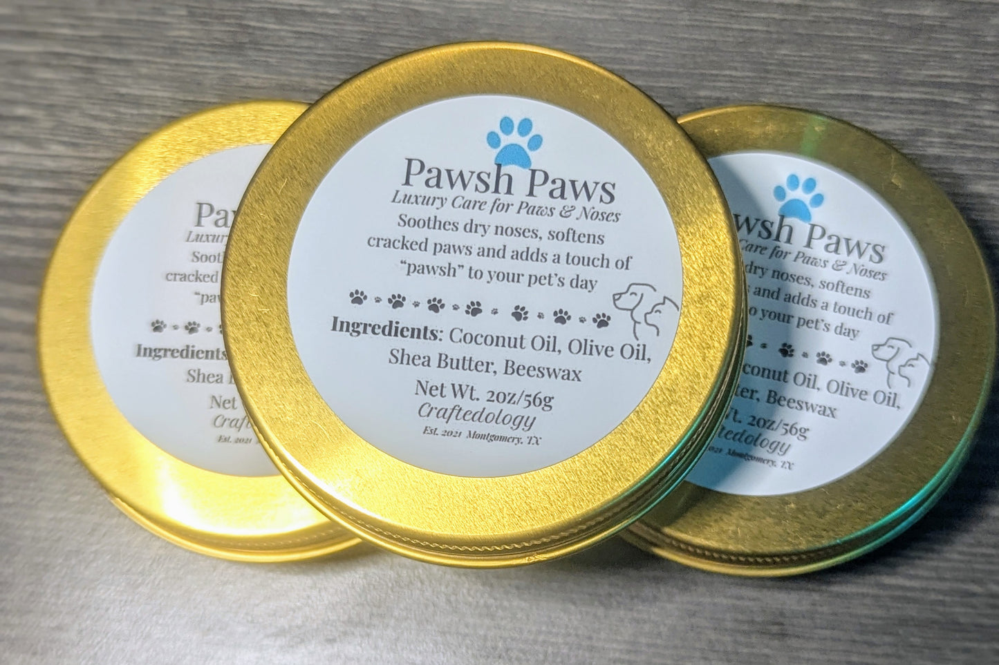 Pawsh Paws- Luxury Care for Paws & Noses Pet Balm