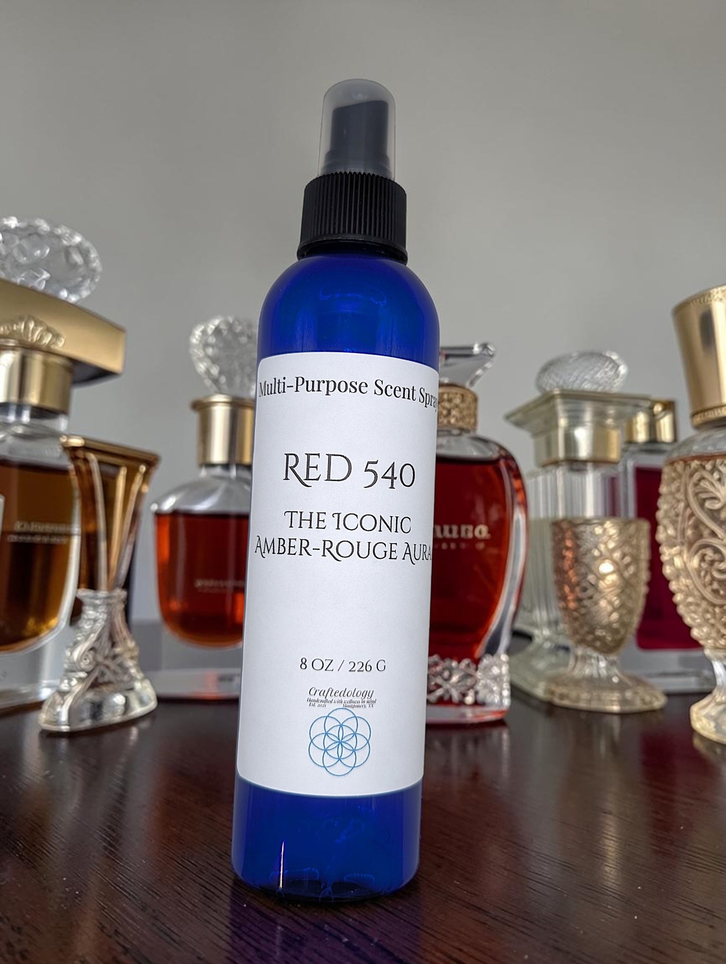 Multi-purpose, odor eliminating spray, Gentleman's Reserve scent,8oz bottle, room freshener, linen spray