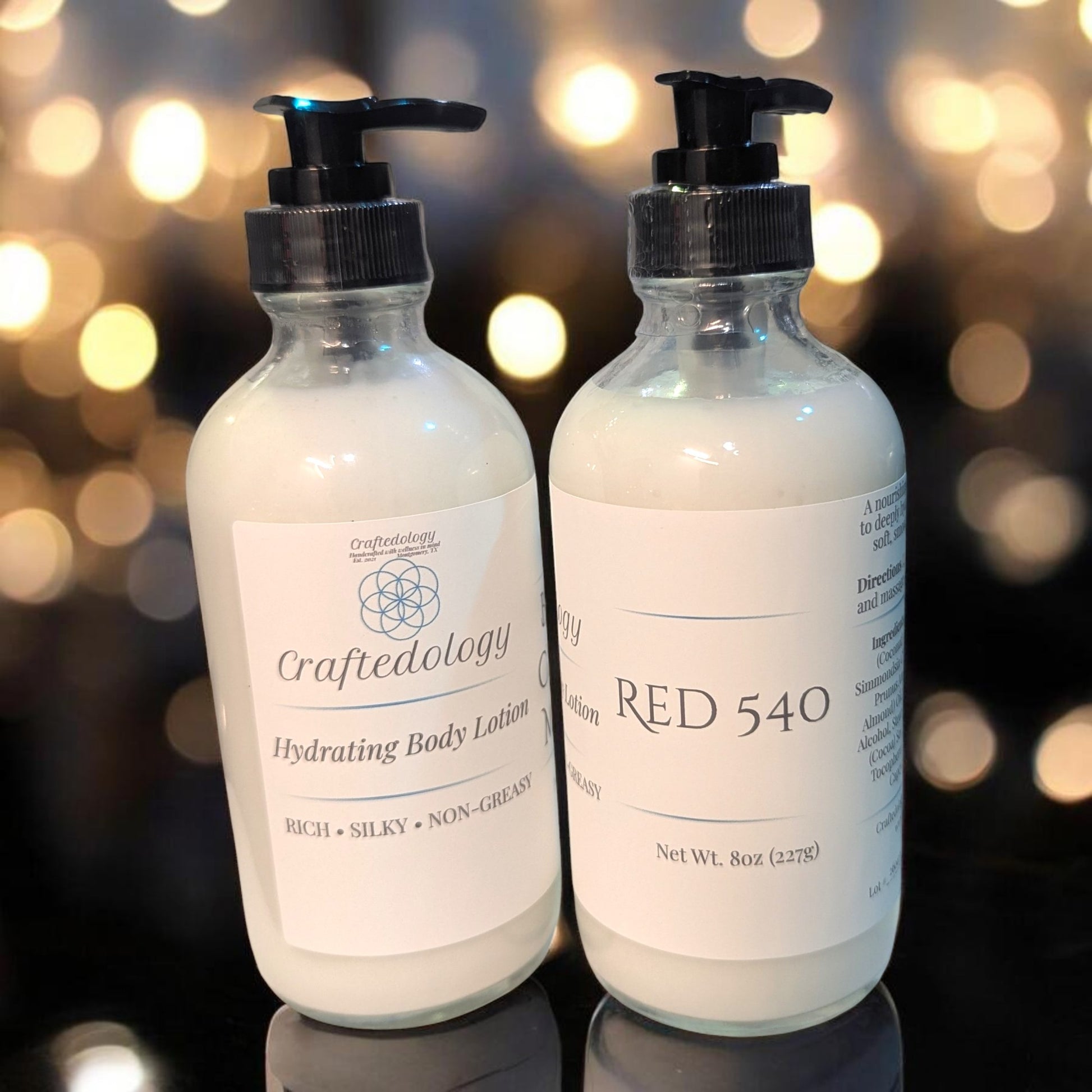 Hydrating hand and body lotion in Red 540 scent