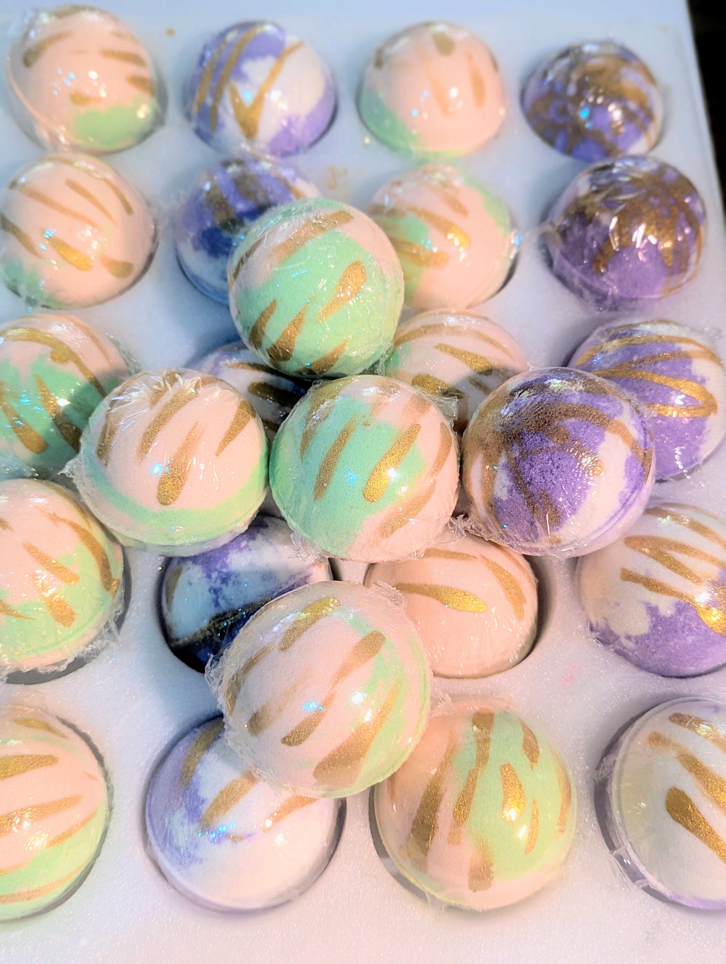 Pistachio + Salted Caramel Bath Bomb | Luxury Bath Ritual | Vacation-Inspired Self-Care Soak